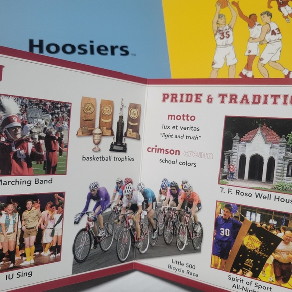 Set of 2 University of Indiana First Books IU Indiana Hoosiers baby board books - Picture 4 of 8